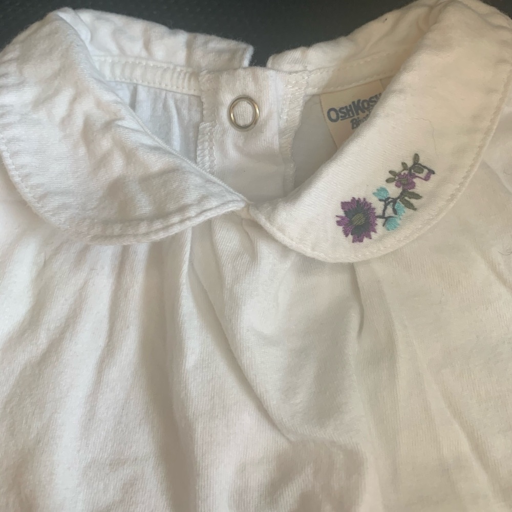 Oshkosh indie girls white 18 months nwot